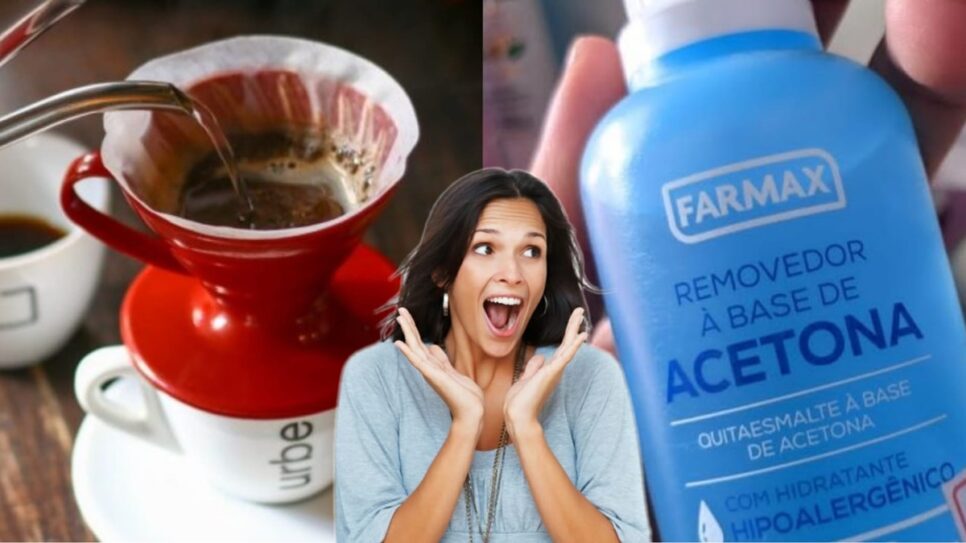 Café coado com acetona? Essa loucura não é pra beber, mas para te surpreender! (Fotos: Reprodução/ Internet/ Montagem)