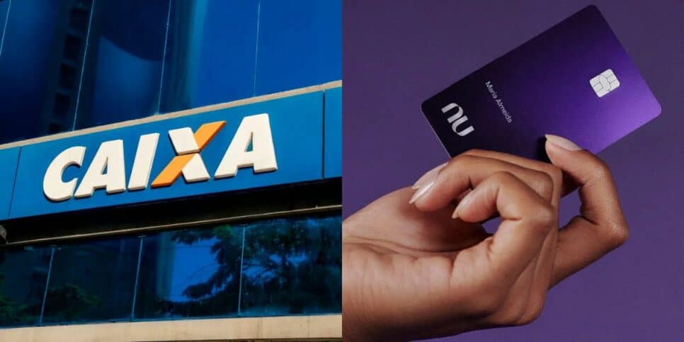 Nubank e caixa (Reprodução/Internet)