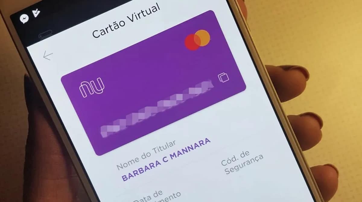 Nubank oferece cartão virtual que dá mais segurança aos clientes (Foto: Reprodução/ Internet)