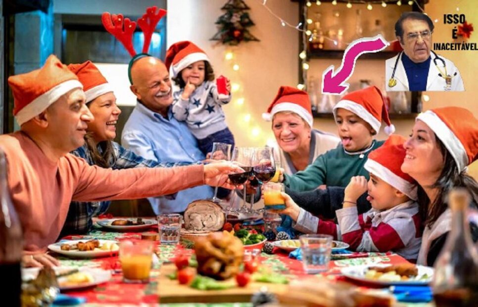 Ceias de fim de ano podem gerar ganho de peso (Foto: Reprodução) Dr Now festas fim de ano ceia