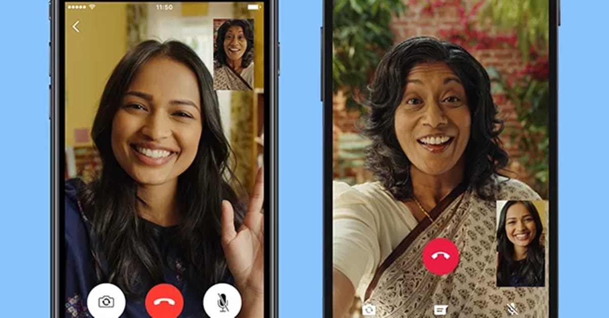 Imagem ilustrativa de como funciona uma Chamada de Vídeo no WhatsApp (Foto: Reprodução/ Internet)