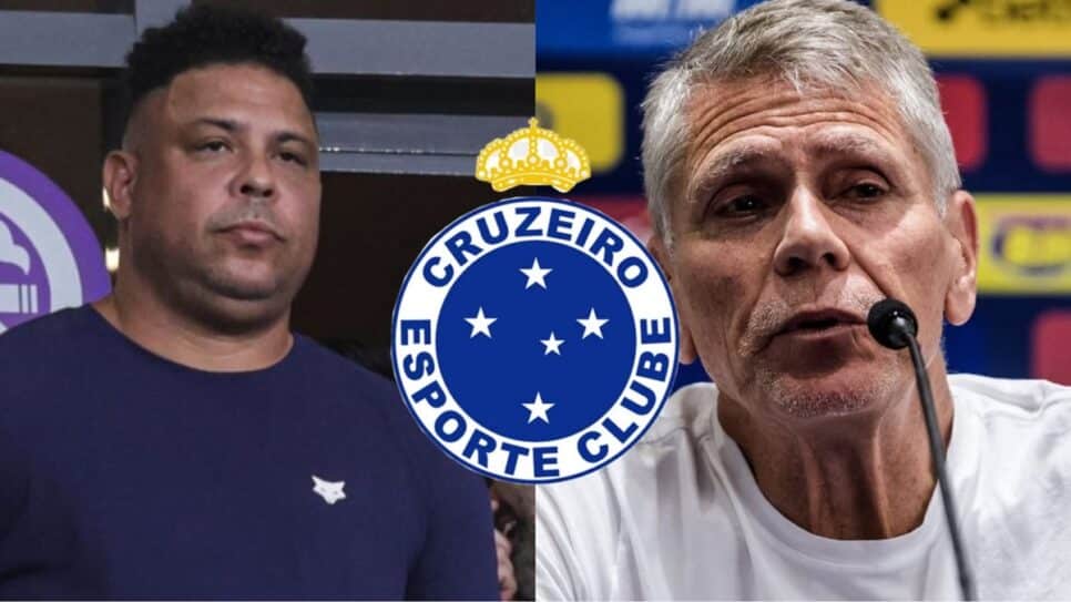 Ronaldo demite Paulo Autuori do crgo técnico (Fotos: Reprodução/ Cruzeiro/ Montagem)