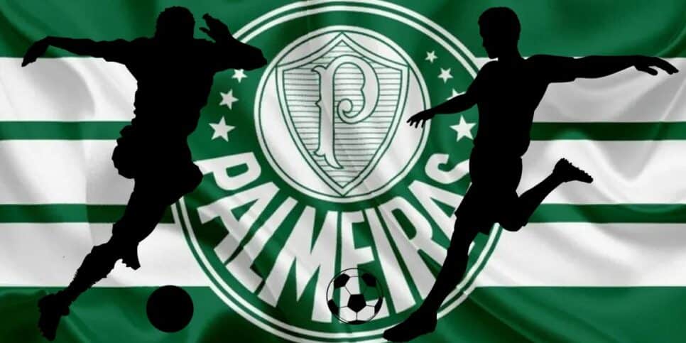 Dois jogadores do Palmeiras (Foto: Reprodução / Internet / Montagem HoraDoBenefício)