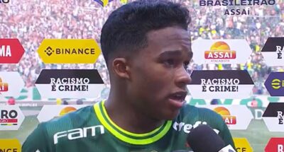 Imagem do post “Não tem nada ganho”; Endrick evita comemorar título do Brasileirão antes da hora ao Palmeiras