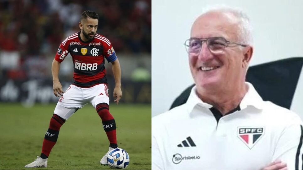 Éverton Ribeiro vira alvo de Dorival Júnior do São Paulo e até do Cruzeiro (Fotos: Reprodução/ CRF/ SPFC/ Montagem)