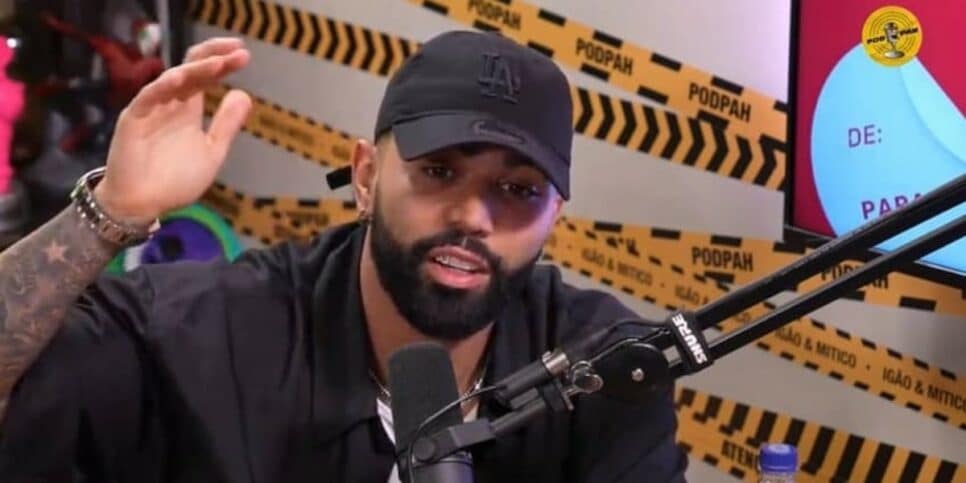 Gabigol em entrevista (Foto: Reprodução/YouTube)