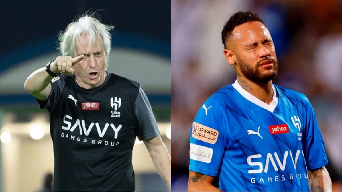 Jorge Jesus cogita dois nomes para substituir Neymar no Al-Hilal (Fotos: Reprodução/ GettyImages/ Montagem)