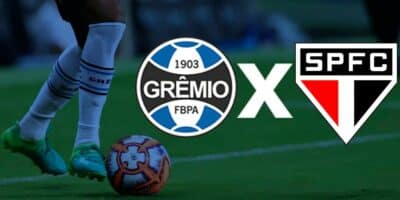 Logo do Grêmio e do São Paulo (Foto: Reprodução / Internet)