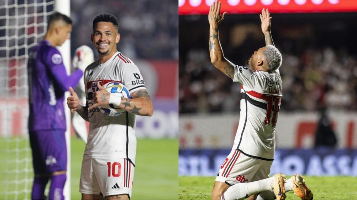 O atacante e artilheiro do São Paulo, após sondagens de clubes estrangeiros, seguirá no Tricolor (Fotos: Reprodução/ Instagram/ Montagem)