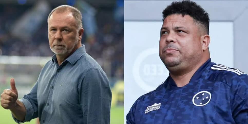 Mano Menezes dá rasteira em Ronaldo e Cruzeiro fica sem craque (Foto: Reprodução/Montagem HoraDoBenefício)