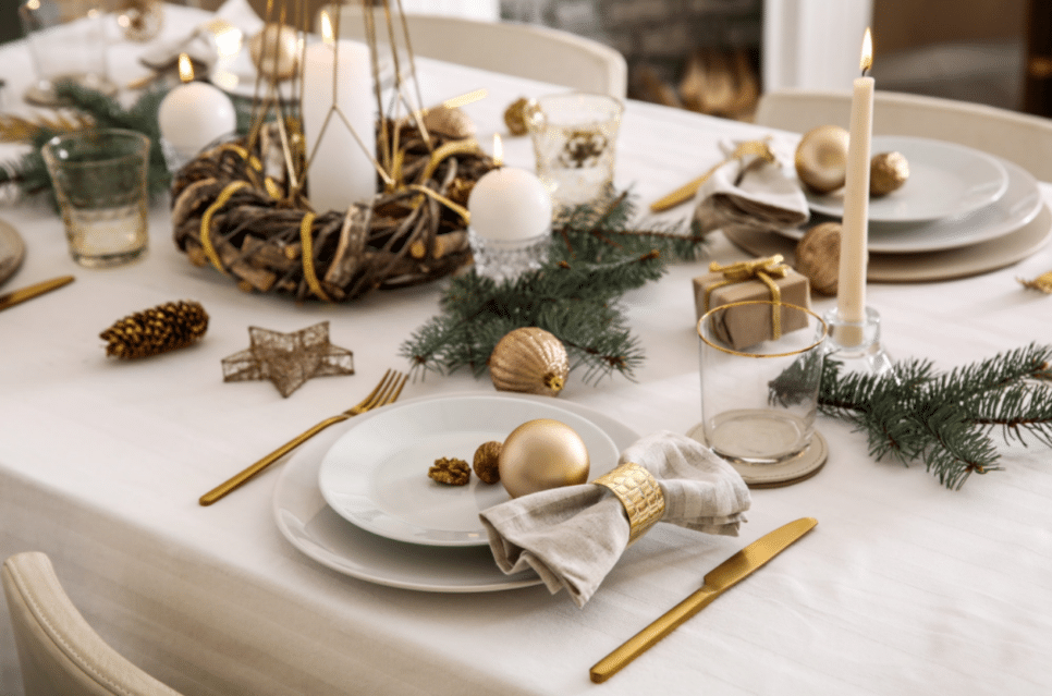 Natal: veja como arrasar na decoração da sua mesa nesse feriado (Foto: Reprodução/Internet)