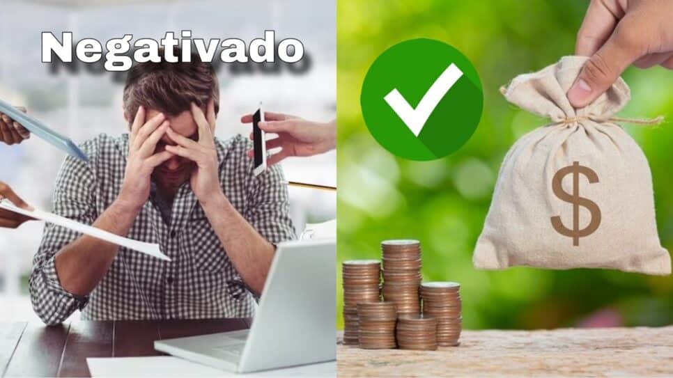 Negativado? Conheça 3 opções de empréstimo pessoal a quem tem 'nome sujo' (Fotos: Reprodução/ FreePik/ Montagem Gustavo)