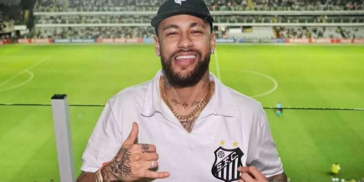 Afastado dos campos, Neymar afirma que vai comprar o Santos (Foto: Reprodução/Instagram)