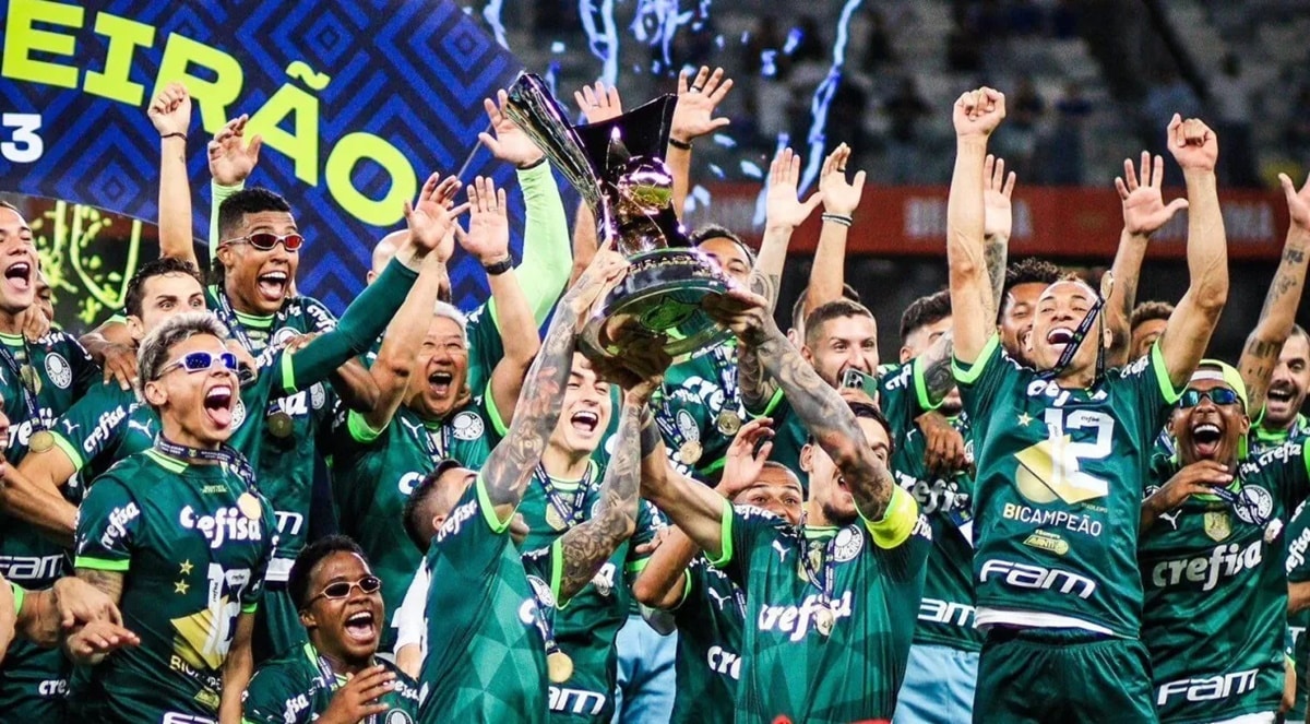 Palmeiras é Campeão Brasileiro 2023 (Foto: Reprodução/ SE Palmeiras)