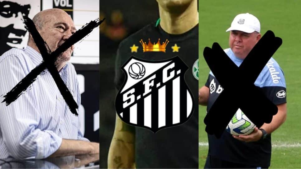 Tchau para Rueda e Fernandes: Santos têm novo nome de técnico cogitado e vai depender do mandatário eleito (Fotos: Reprodução/ Raul Baretta/ SFC/ Alexsander Ferraz/ AT/ Montagem)
