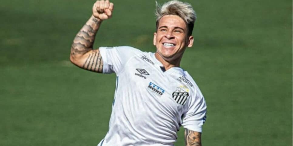 Santos revela empréstimo oficial de Soteldo para o Grêmio (Foto: Reprodução)