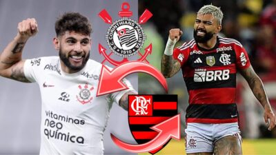 Imagem do post Corinthians pode fazer uma espécie de ‘TROCA’ com o Flamengo: Yuri Alberto e Gabigol viram ASSUNTO HOJE (22)