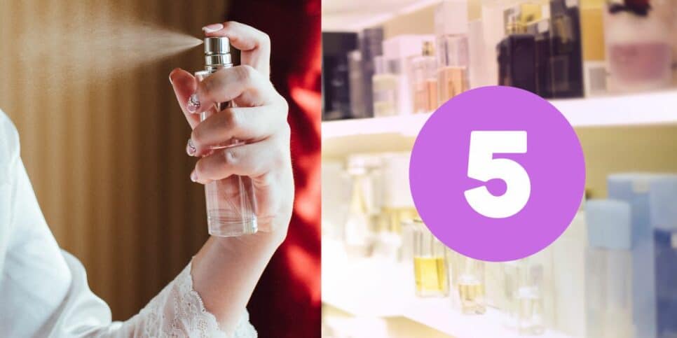 5 perfumes femininos (Foto: Reprodução / Canva)