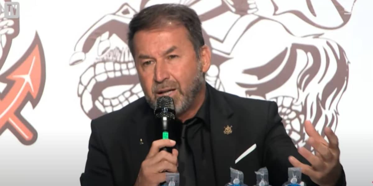 Augusto Melo, Presidente do Corinthians (Foto: Reprodução Corinthians TV)