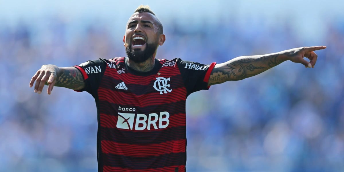 Jogador Arturo Vida, quando atuou pelo Flamengo (Foto Reprodução Getty Images)