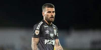 Lucas Lima, jogador do Santos (Foto Reprodução Abner Dourado)