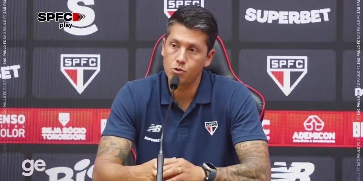 Thiago Carpini, técnico do São Paulo (Imagem Reprodução SPFCPlay)