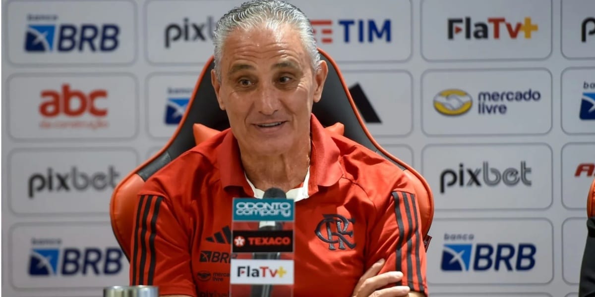 Tite, técnico do Flamengo (Foto Marcelo Cortes /CRF)