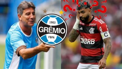 Imagem do post Grêmio cogita ARRANCAR Gabigol do Flamengo e Renato Gaúcho têm planos para a estrela milionária do futebol