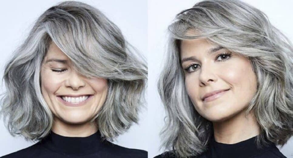 Cabelo capilar Samara Felippo aderiu o grisalho (Foto: Reprodução/ Redes Sociais)