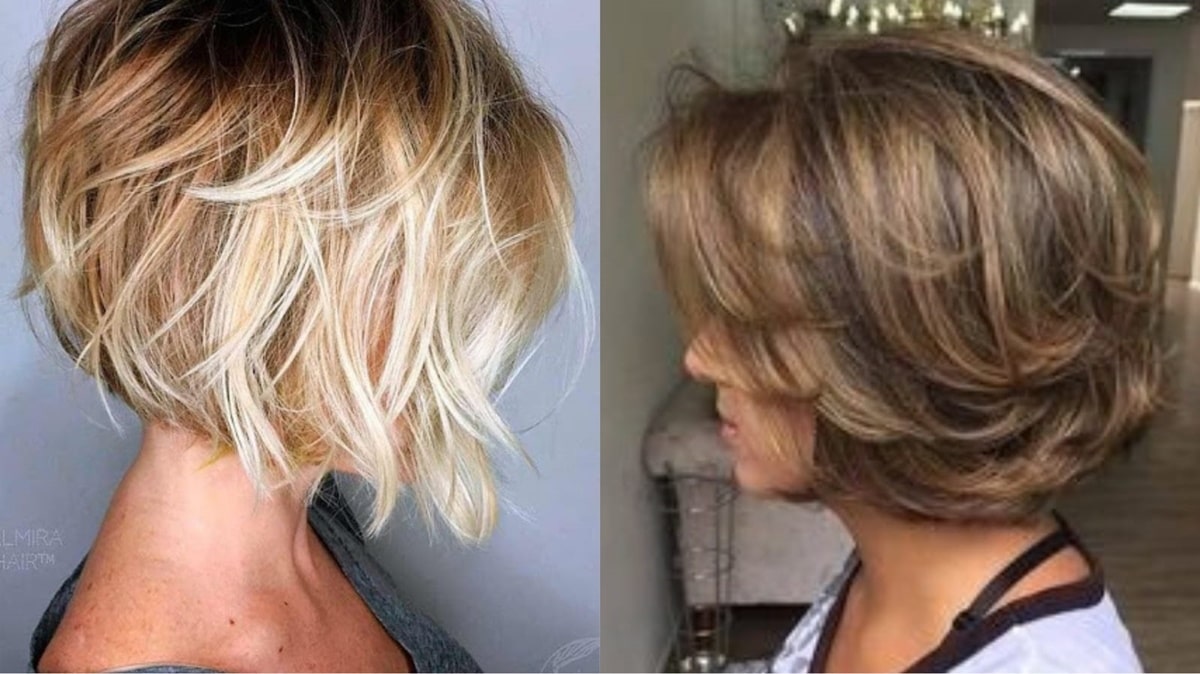 Bob cut e Curto em camadas são os mais pedidos nos cabeleireiros  (Fotos: Reprodução/ FreePik/ Montagem)