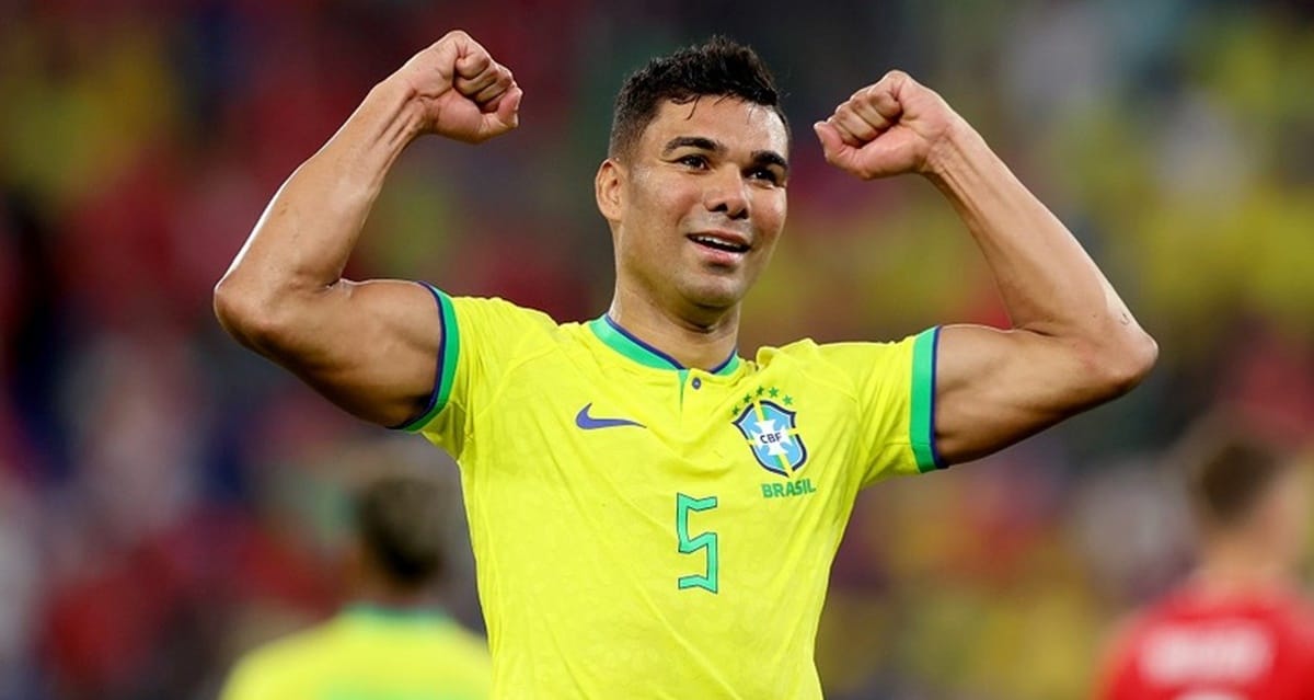 Casemiro é capitão da Seleção Brasileira (Foto: Reprodução/ Vitor Silva/ CBF)