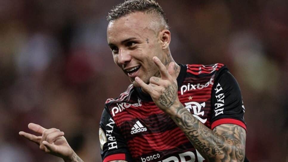 Everton Cebolinha recebe novca oferta para deixar Flamengo e Tite na mão (Foto Reprodução/ Marcelo Cortes/ CRF)