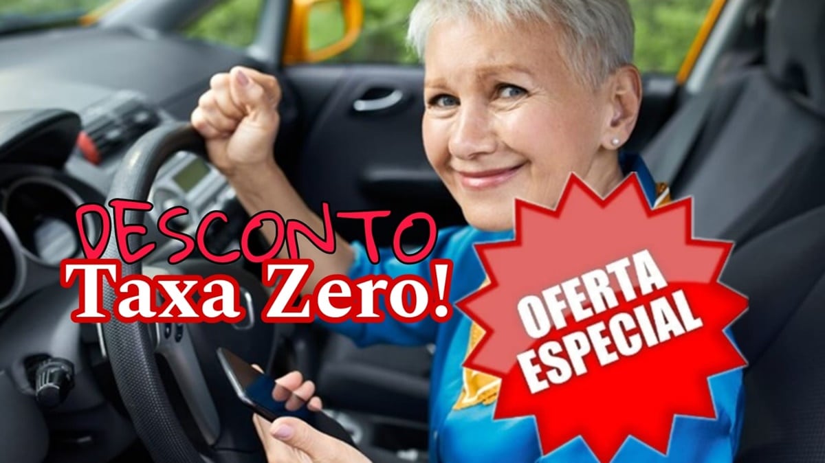 Idosos com descontão e taxa zero em compra de carro novo; entenda (Foto: Reprodução/ FreePik/ Montagem Gustavo)