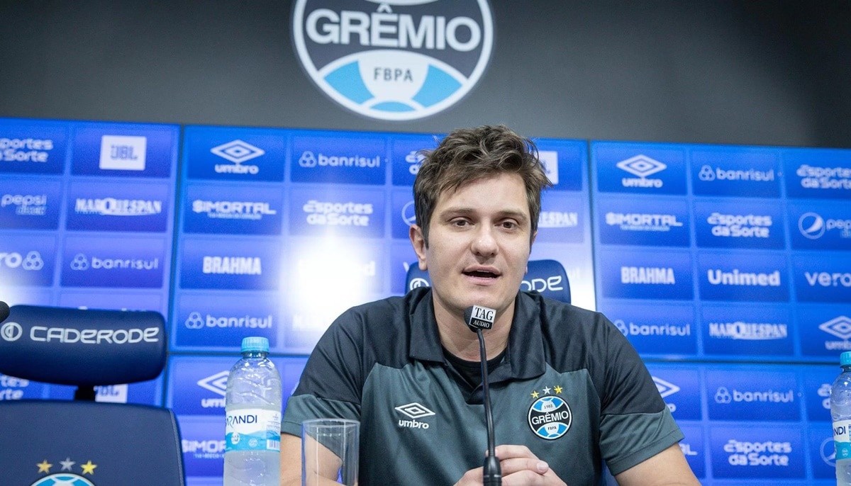 Antônio Brum desmente contato do Grêmio e de técnico com Gabigol (Foto: Reprodução/ Lucas Uebel)