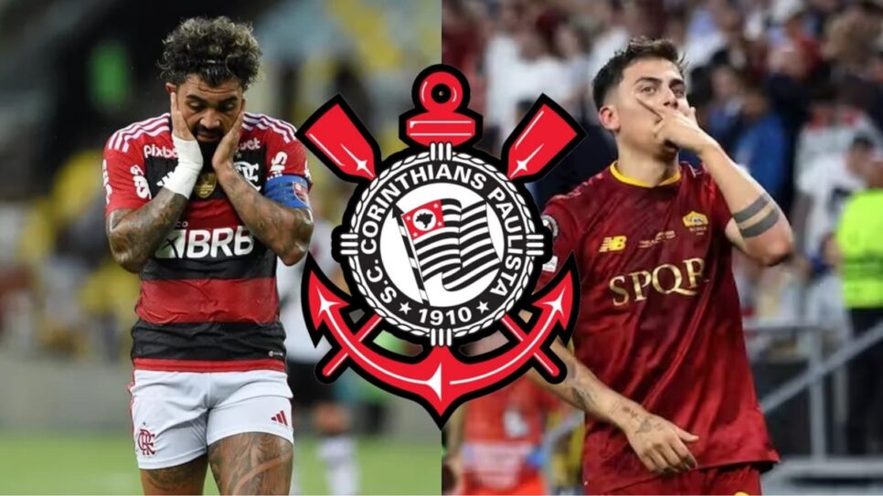 Corinthians desiste de Gabigol e nome de Paulo Dybala surge nos bastidores (Fotos: Reprodução/ Alexandre Durão/ Ag O Globo/ GettyImages/ Montagem)