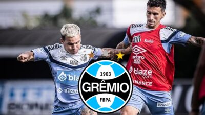 Imagem do post Grêmio NÃO PARA em Soteldo e Dodi e faz proposta RELEVANTE a outro jogador do Santos disponível