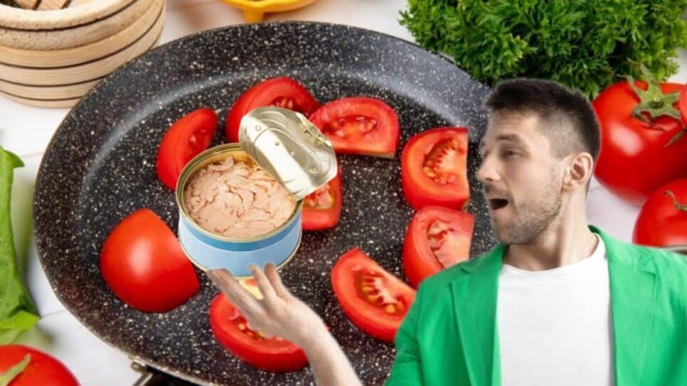 Lata de atum e tomates se torna esse delicioso prato; veja a receita (Fotos: Reprodução/ FreePik/ Montagem Gustavo)