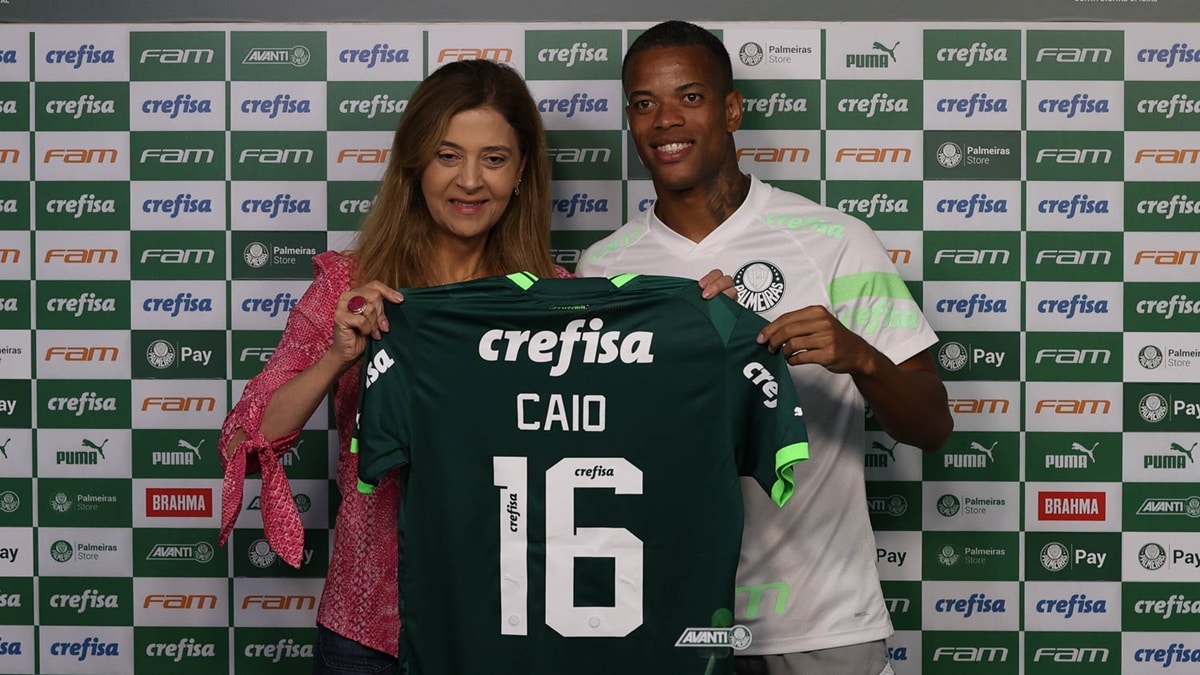 Leila Pereira em coletiva de apresentação de Caio Paulista (Foto: Reprodução/ SEP/ Divulgação)