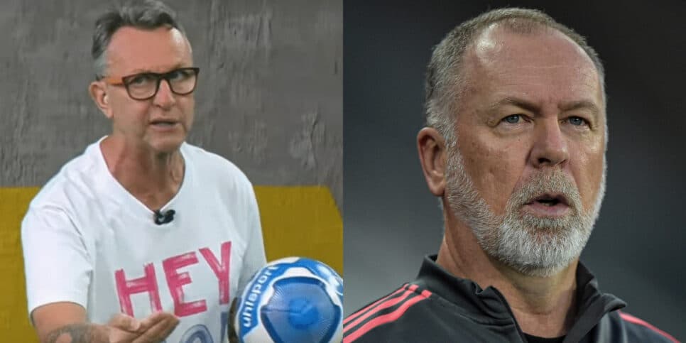 Neto escolhe técnico para substituir Mano Menezes no Corinthians (Foto: Reprodução/Montagem HoraDoBenefício)