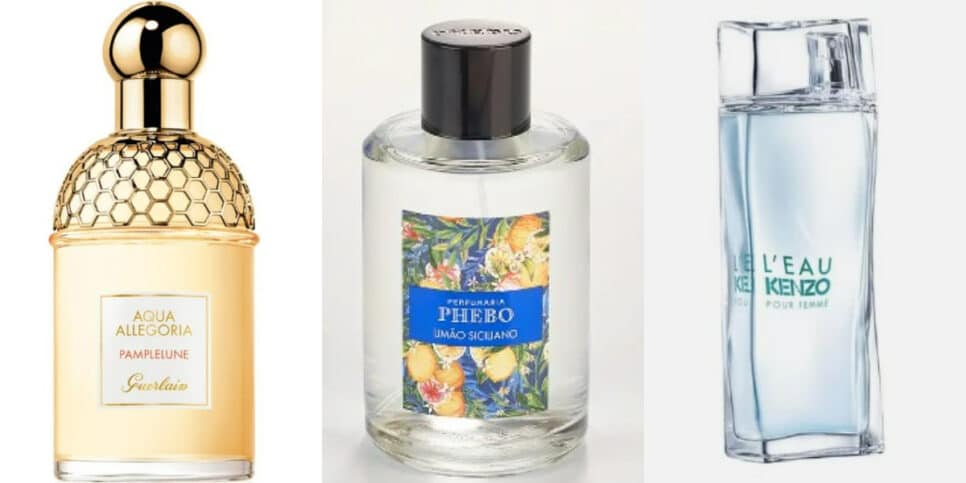 Verão: conheça os perfumes que te ajudarão a ficar cheirosa (Foto: Reprodução/Montagem HoraDoBenefício)