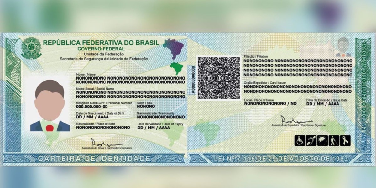 Documento Identidade CIN Carteira Brasil lança nova carteira de identidade, substituindo o RG (Foto: Reprodução/Internet)