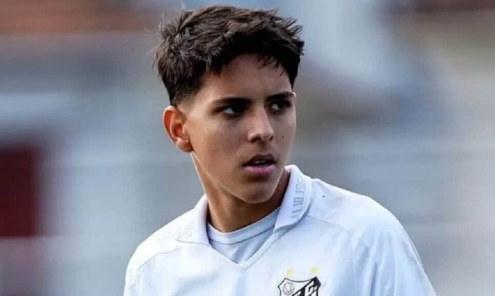 Copinha Rodrigo Cezar (Foto: Santos FC / Instagram)