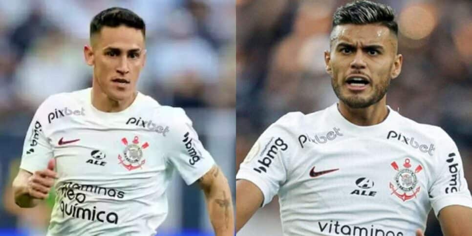 Matías Rojas e Fausto Vera, jogadores do Corinthians (Foto: Reprodução / Internet)
