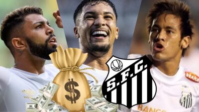 Imagem do post ESPETACULAR! Marcos Leonardo entra para o RANKING das 5 MAIORES vendas do Santos ao lado de Neymar e Gabigol