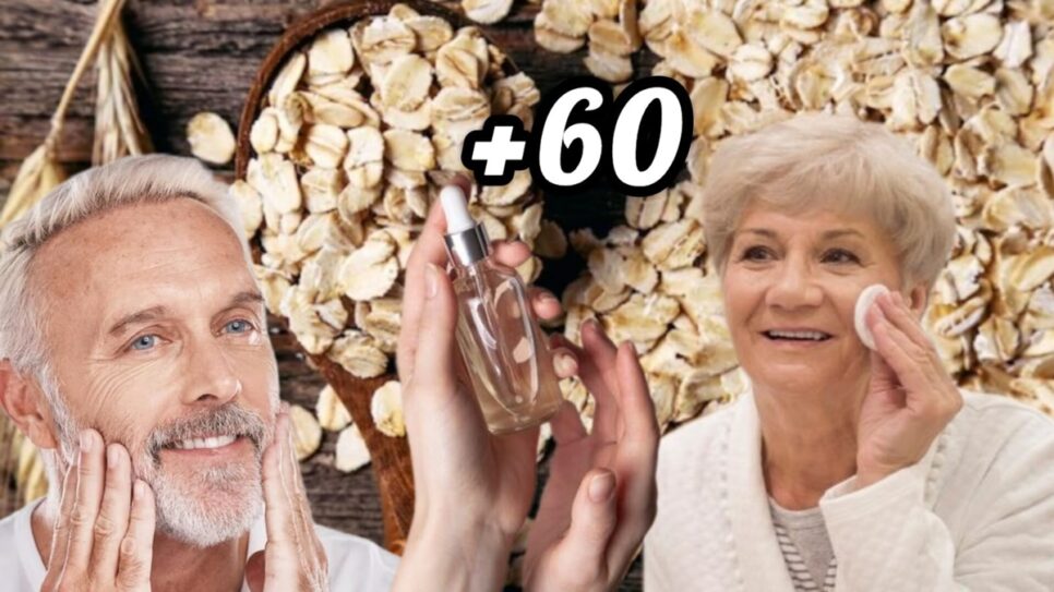 Homens e mulheres com +60 podem cuidar da pele com sérum de aveia; veja receita (Fotos: Reprodução/ FreePik/ Montagem Gustavo)