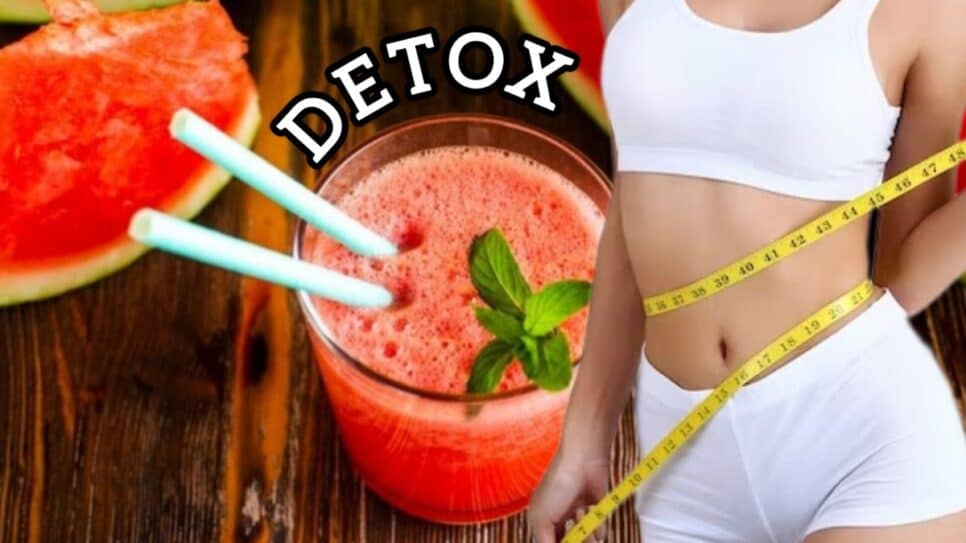 Suco Detox Vermelho para perca de medidas e saúde (Foto: Reprodução/ FreePik/ Montagem Gustavo)