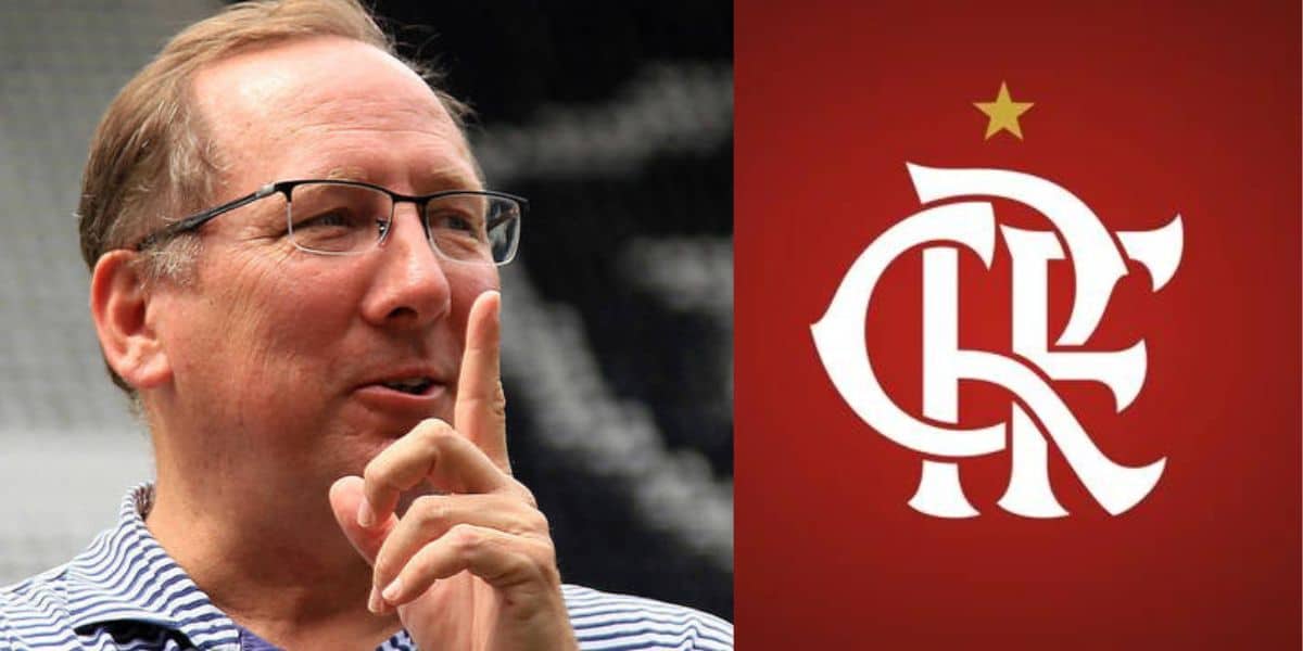 John Textor, dono do Botafogo e logo do Flamengo (Foto: Reprodução / Internet / Montagem HoraDoBenefício)