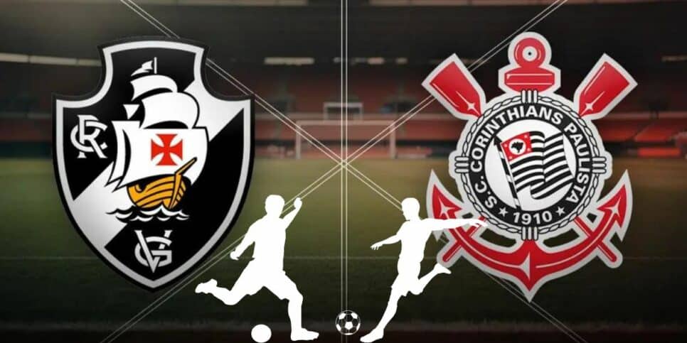 Vasco e Corinthians (Foto: Reprodução / Internet / Montagem HoraDoBenefício)