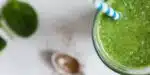 Receita de Smoothie verde para emagrecer e estar no shape para as festas de carnaval (Imagem Reprodução Canva)