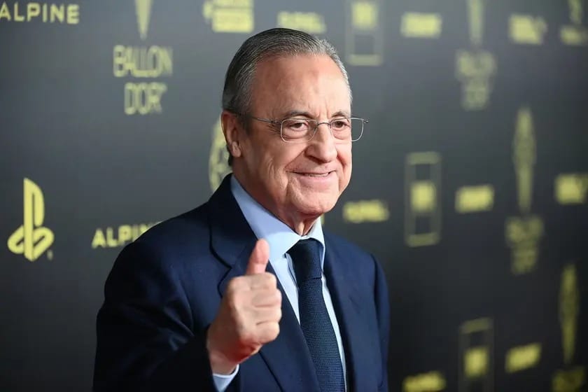 O presidente do clube de futebol espanhol, Florentino Pérez (Foto: Franck Fife/AFP)